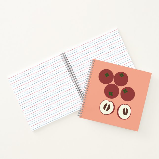 Velvet Apple Spiral Notebook (Inside)