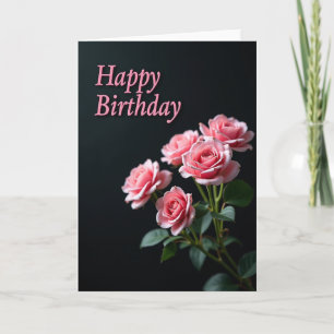 Velvet Backdrop Birthday Card