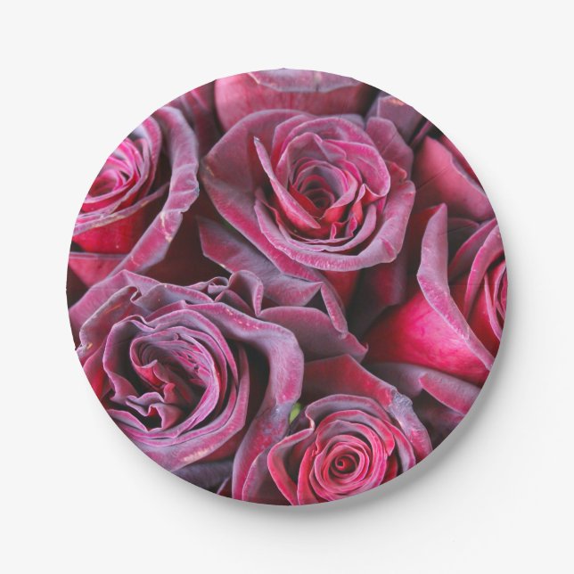 Velvet Beauty Paper Plate (Front)