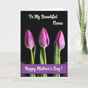 Velvet Bud Sweet Mothers Day Card