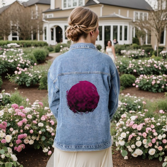 Velvet Descent Denim Jacket (Wedding Back)
