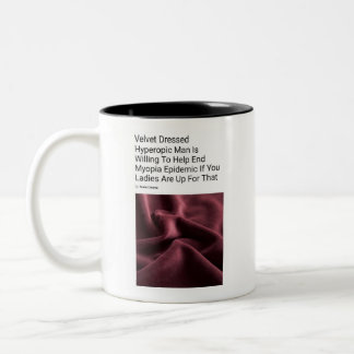 Velvet Dressed Hyperopic Man Mug - CRONEA