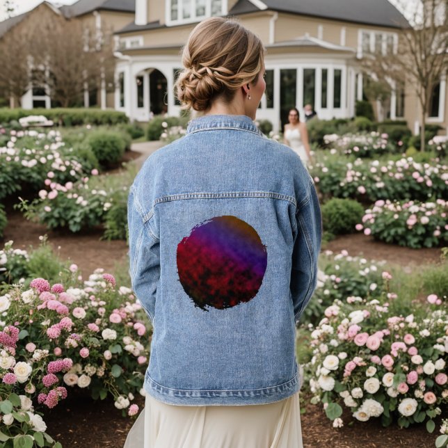 Velvet Eclipse Denim Jacket (Wedding Back)