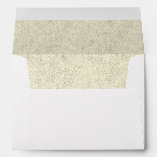 Velvet Elegant Glam Textured look  Envelope (Back (Bottom))