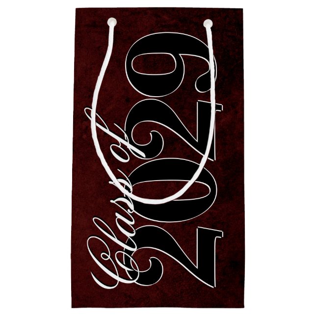 Velvet Grad | Amethyst Purple Jewel Tone Grunge Small Gift Bag (Front)