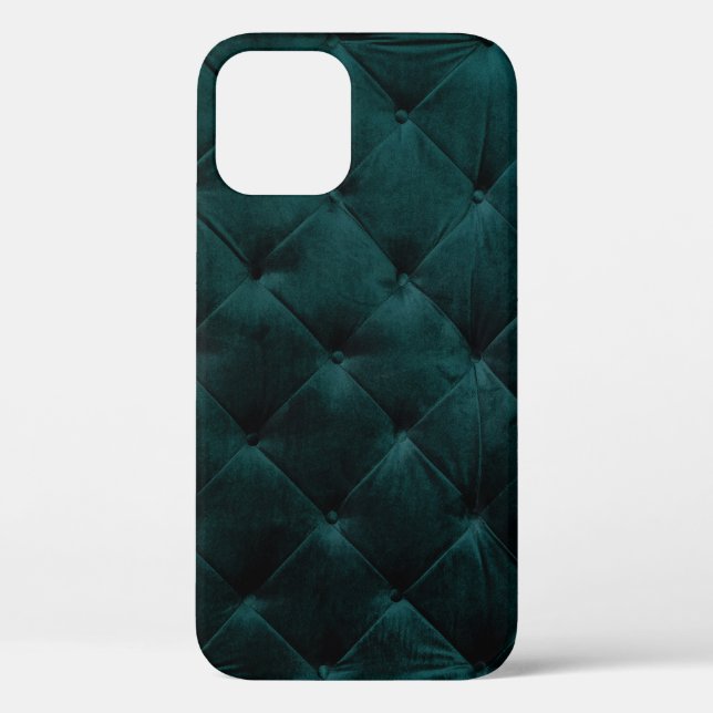 Velvet Green: Malachite Textile Elegance Case-Mate iPhone Case (Back)