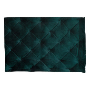 Velvet Green: Malachite Textile Elegance Pillowcase