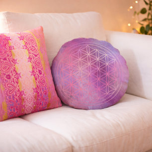Velvet Love – Colour of Heart Round Cushion