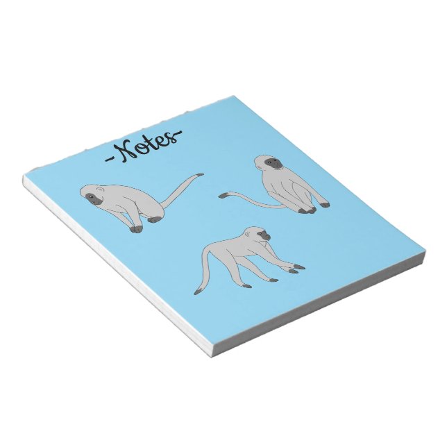 Velvet Monkeys Notepad (Angled)