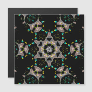 Velvet Night Kaleidoscope Magnetic Card