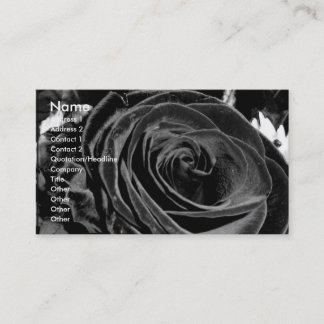 Velvet Rose business card