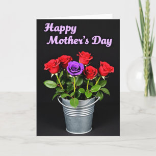 Velvet Roses Bouquet Card