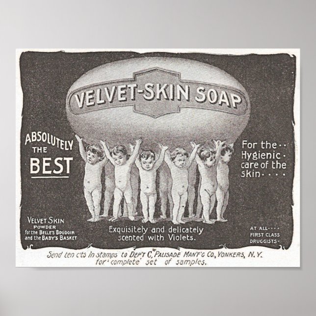 Velvet Skin Soap Poster (Front)