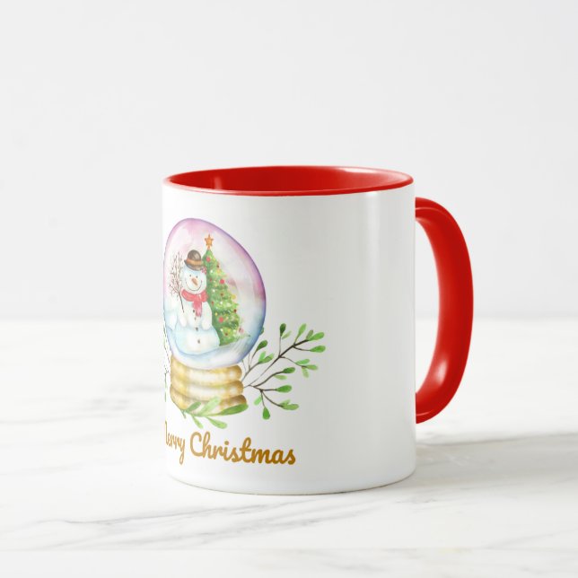 Velvet Snow Christmas Mug (Front Right)