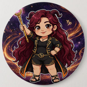 Velvet Universe Zodiac — Capricorn Summit Button