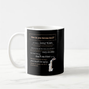 Velveteen Rabbit Book Quote 1922 Becoming Real Ski Coffee Mug