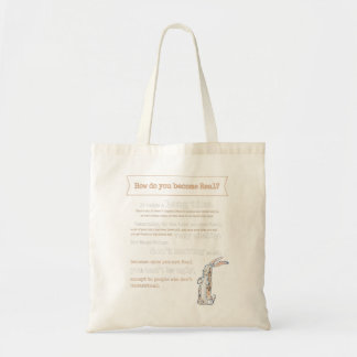 Velveteen Rabbit Book Quote 1922 Becoming Real Ski Tote Bag