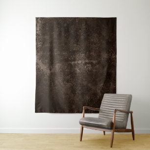 Velvety Bronze Damask   Grunge Photo Backdrop Tapestry