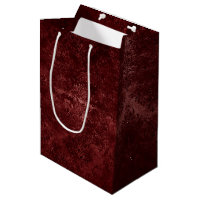 Velvety Henna Damask | Red Distressed Grunge