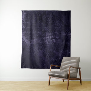 Velvety Midnight Damask   Indigo Grunge Backdrop Tapestry