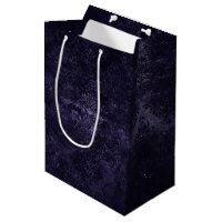 Velvety Midnight Damask | Indigo Purple Grunge