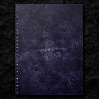 Velvety Midnight Damask | Indigo Purple Grunge