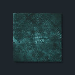 Velvety Teal Damask | Dark Green Grunge Baroque Canvas Print<br><div class="desc">90s Grunge, All Grown Up! Rich and sophisticated velvety baroque in a deep moody dusky hued jewel tone for a luxurious, dramatic, or edgy palette. This 90s inspired vintage grunge texture features a gorgeous unisex (yet feminine) abstract gradient that adds perfect pop of colour. For customisations or other colours, please...</div>