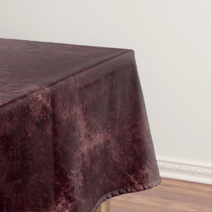 Velvety Wine Damask Bordeaux Sangria Grunge Glam Tablecloth