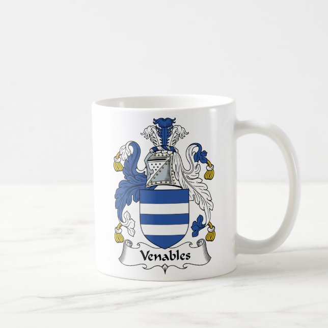 Venables Family Crest Coffee Mug (Right)