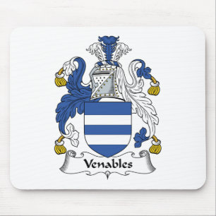 Venables Family Crest Mouse Mat