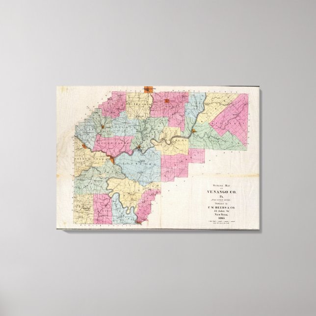 Venango Co, Pa Canvas Print (Front)