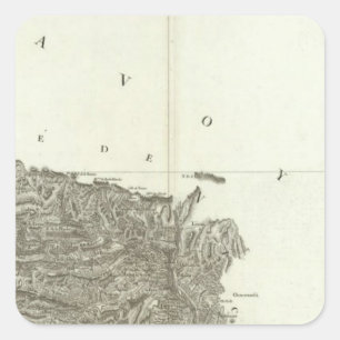 Vence Square Sticker