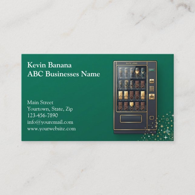 Vending Machine Business Card (Front)