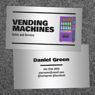 Vending Machines Business Card