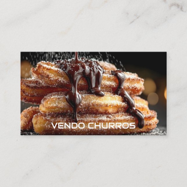 Vendo churros business card (Front)