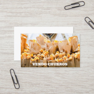 Vendo churros business card