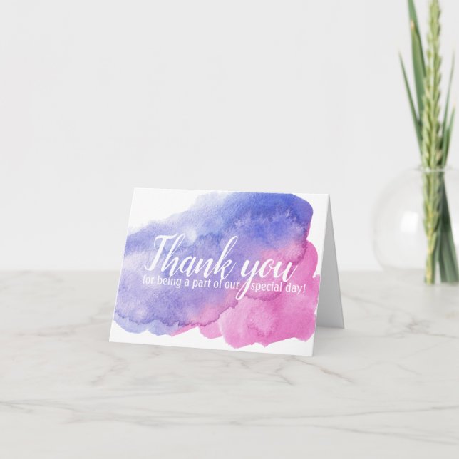 Vendor Thank You Note Card (Front)