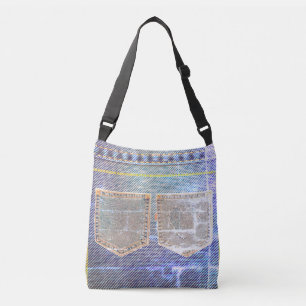 Vendredi 'Faded Jeans'  Look Crossbody Bag