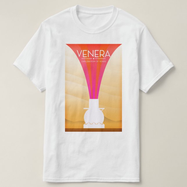 Venera Exploration of Venus T-Shirt (Design Front)