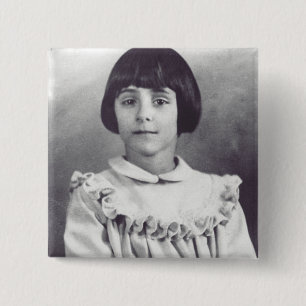 Venerable Antonietta Meo Child Mystic of Rome 15 Cm Square Badge