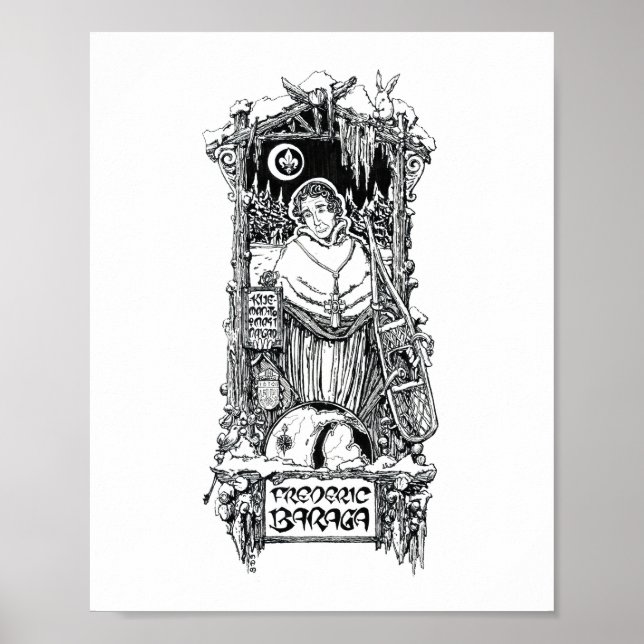 Venerable Frederic Irenaeus Baraga Poster (Front)