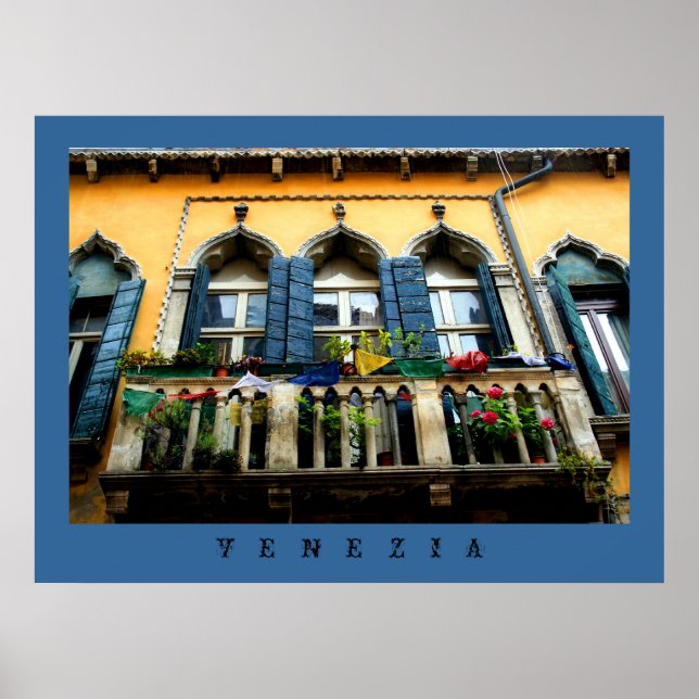 Venetian Balcony Poster (Front)