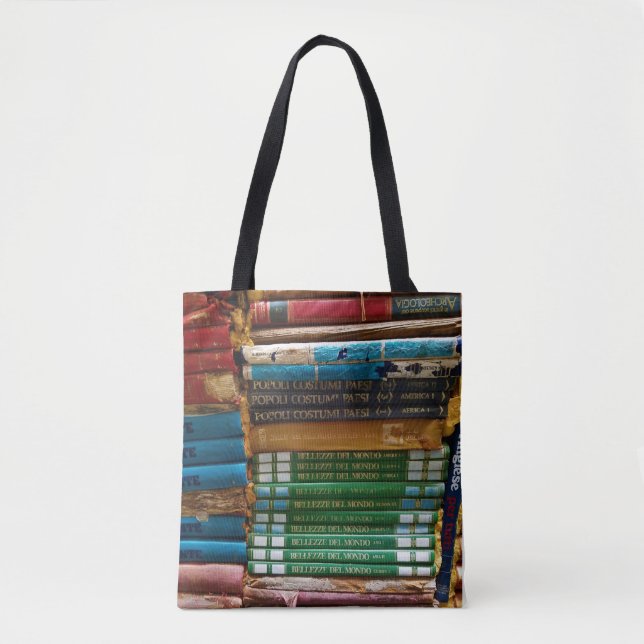 Venetian books tote from Libreria Acqua Alta (Front)
