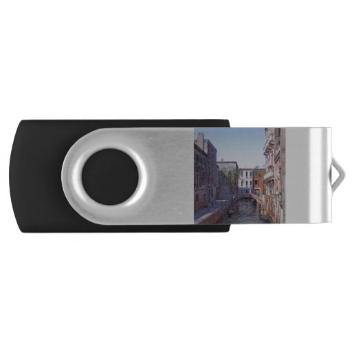 Image of Venetian Canal in the Day Usb Flash Drive