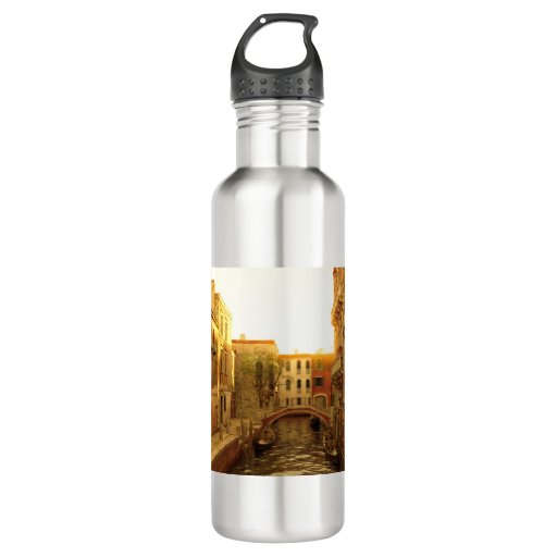 Image of Venetian Canal in the Morning 710 Ml Water Bottle