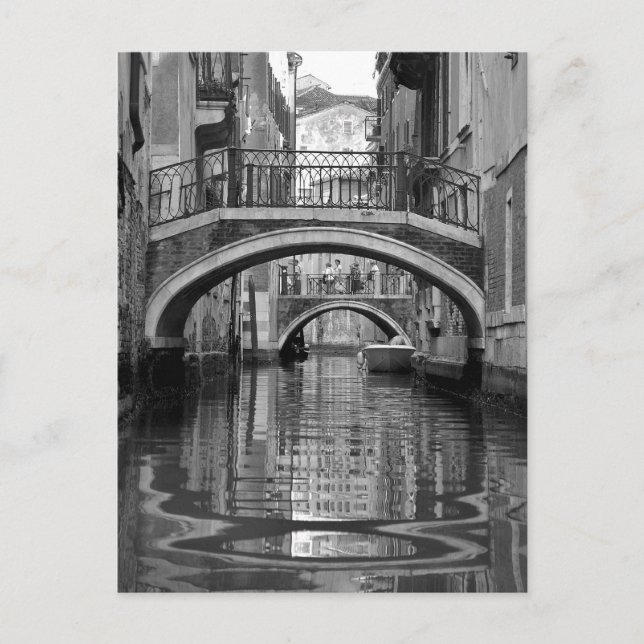 Venetian Canal Postcard (Front)