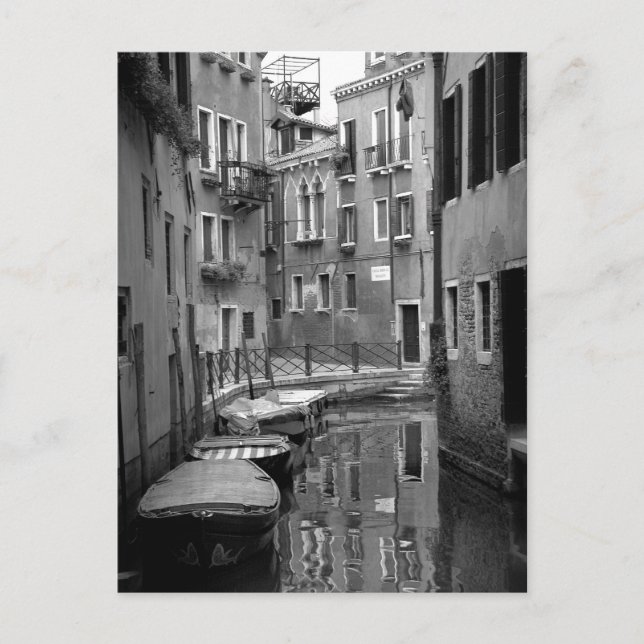 Venetian Canal Postcard (Front)
