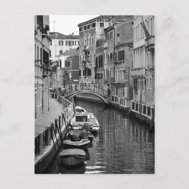 Venetian Canal Postcard (Front)