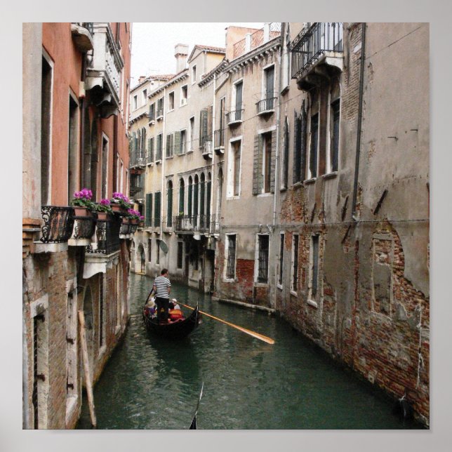 Venetian Canal Poster (Front)