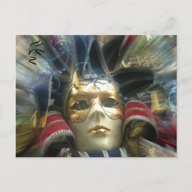 Venetian Carnival Jester Art Card (Front)